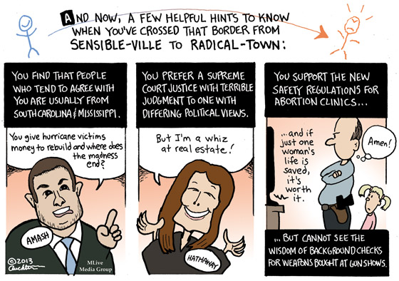 From Sensible-ville to Radical-town