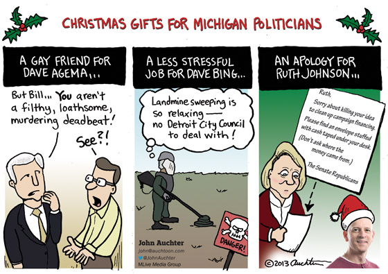 Christmas Gifts for Michigan Politicians